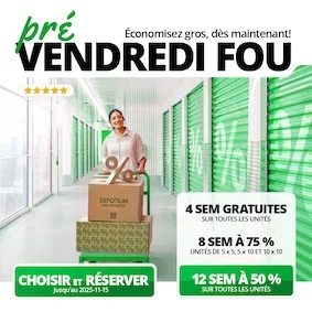 Depotium Mini Entrepôt - Montreal North Promotion