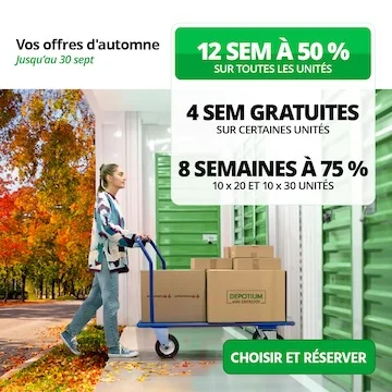 Depotium Mini Entrepôt - Montreal North Promotion