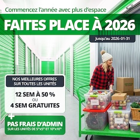 Depotium Mini Entrepôt - Montreal North Promotion